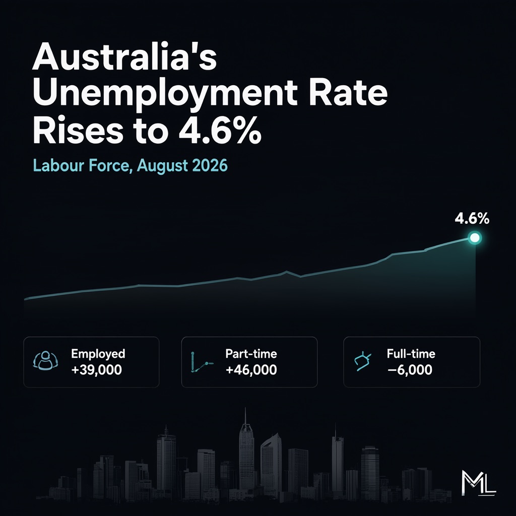 Illustration accompanying the article about Australia's unemployment rate, inflation and the Reserve Bank's interest rate decision